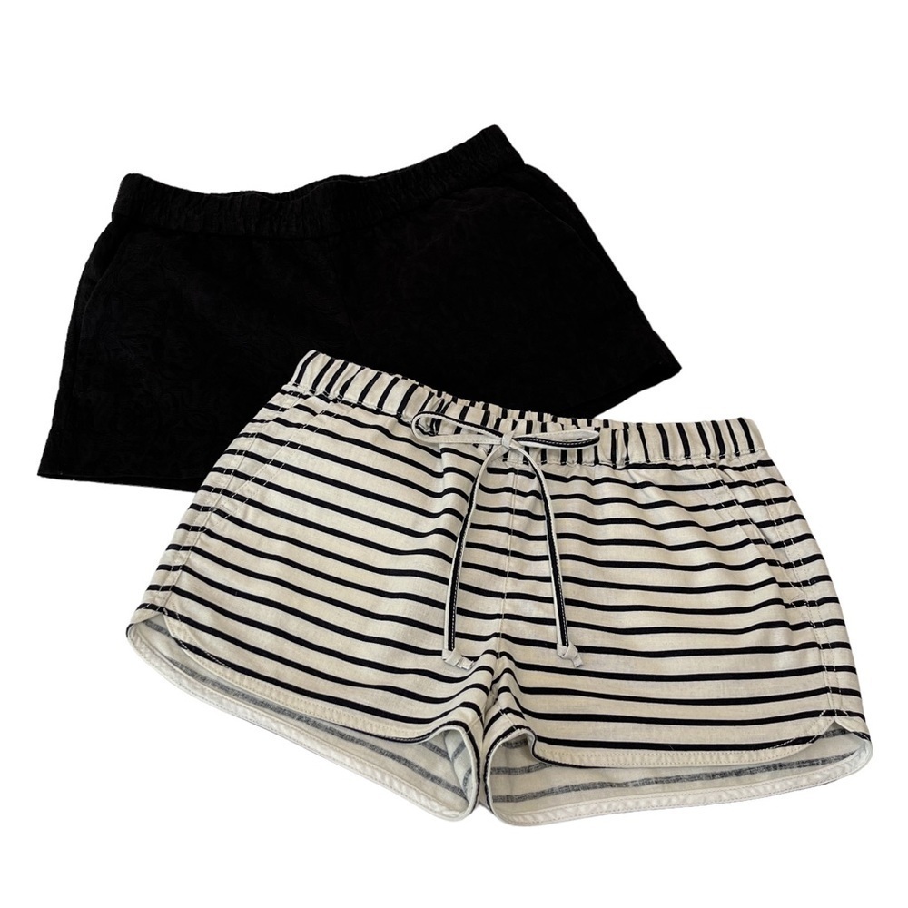 Lot of 2 Pairs of J. Crew Factory Shorts Size 2 and Size XS